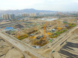 蘭州恒大山水城項(xiàng)目D、E地塊土石方工程施工